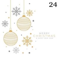 Thiệp Noel chúc mừng giáng sinh Size to 15cm - Christmas Card bbne12 - 24