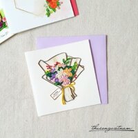 Thiệp quilling 20/11 - Mẫu 10