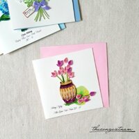 Thiệp quilling 20/11 - Mẫu 17