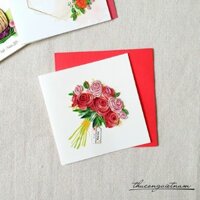 Thiệp quilling 20/11 - Mẫu 7