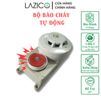 Thiết bị BÁO CHÁY TỰ ĐỘNG không dây còi hú âm lượng lớn tại chỗ dùng đầu báo khói đầu báo nhiệt LAZICO LC1