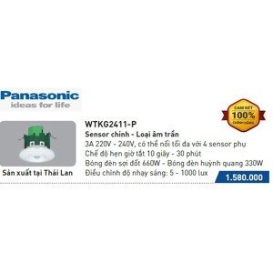 Thiết bị cảm ứng âm trần Panasonic WTKG2411-P