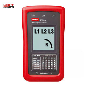 Thiết bị chỉ thị pha và chiều quay động cơ UNI-T UT261A
