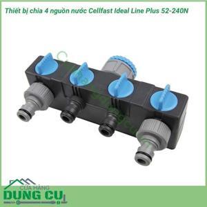 Thiết bị chia bốn nguồn nước Cellfast Ideal Line Plus 52-240N