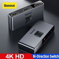 Thiết bị chia cổng HDMI 2 chiều Baseus Matrix HDMI Switcher (2 Devices to 1 Screen or 1 Device to 2 Screen, Support 4K30Hz/ 4k60Hz)