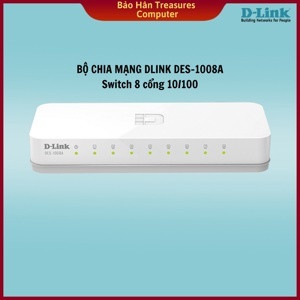 Thiết bị chia mạng Swich Dlink DES-1008A, 8 cổng