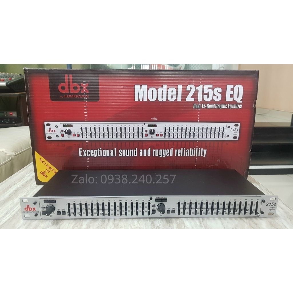 Thiết bị chỉnh âm Equalizer DBX-215S