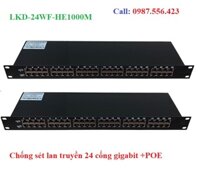 Thiết Bị Chống Sét Lan Truyền Mạng LAN 24 Kênh Gigabit LKD-24WF-HE1000M