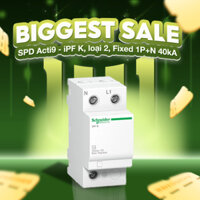 Thiết bị chống sét lan truyền cho gia đình SPD 1P+N A9L15687 Schneider - Acti9 iPF K Seri IMAX 40kA