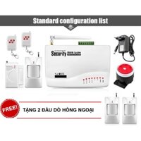 Thiết Bị Chống Trộm Amos GSM-3500 + Tặng Kèm 2 Đầu Dò Hồng Ngoại