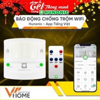 Thiết Bị Chống Trộm, Báo Khách WiFi Hunonic CT01, App Tiếng Việt, Phát Hiện Chuyển Động, Còi Hú Cảnh Báo