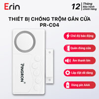Thiết bị chống trộm gắn cửa tích hợp nhắc nhở quên đóng cửa PINGRON PR-C04 - Âm thanh báo động lớn, dùng pin AAA, bảo hành 12 tháng - Nguyên bộ