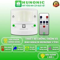 Thiết Bị Chống Trộm Kết Hợp Báo Khách Hunonic CT01, Điều Khiển Từ Xa, Gửi Thông Báo Về Điện Thoại
