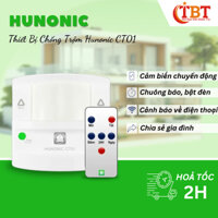 Thiết Bị Chống Trộm Kết Hợp Báo Khách Hunonic CT01, Điều Khiển Từ Xa Bảo Hành 12 Tháng
