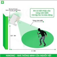 Thiết bị chống trộm và báo khách đa năng Hunonic CT01, kết nối wifi, giám sát từ xa qua điện thoại