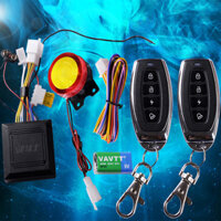 Thiết bị chống trộm xe máy Xe tay ga Báo động chống trộm Điều khiển từ xa Không cần chìa khóa Khởi động một nút Flash đôi với âm thanh nhắc nhở