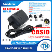 Thiết Bị Chuyển Đổi Nguồn Điện 12V 1.5A AC / DC AD-A12150LW Cho Bàn Phím Casio PX-130 RD/BK/WE PX-135 BK/WE PX-150 PX-150BK/WE PX-160