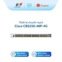 Thiết bị chuyển mạch Cisco SB CBS250 Smart 48-port GE, PoE, 4x1G SFP_CBS250-48P-4G