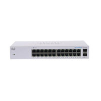 Thiết bị chuyển mạch CISCO CBS110 Unmanaged 24-port GE, 2x1G SFP Shared (CBS110-24T-EU)