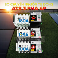 Thiết bị chuyển nguồn tự động ATS 100A/125A/160A 3 pha 4P LWS1 chuẩn công nghiệp cung cấp nguồn điện ổn định & liên tục