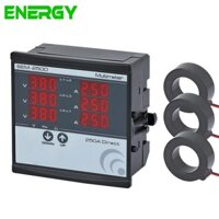 Thiết Bị Điện ENERGY SEM-250D Đồng Hồ Đo Vạn Năng được thiết kế màn hình hiển thị 3 đoạn, Điện áp & Ampe