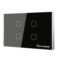 Thiết bị điều khiển 4 kênh hình chữ nhật bản Luxury