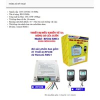 Thiết Bị Điều Khiển Từ xa Động Cơ Cửa Cuốn RFC06-RMC1 - Kawasan
