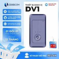 Thiết Bị Định Vị GPS Không Dây Doscom DV1 | Pin 3000mAh – Báo Động, Quản Lý Xe, App Tiếng Việt