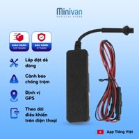 Thiết bị định vị Gps mini định vị xe máy ô tô kết nối điện thoại giám sát hành trình Minivan X2M