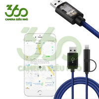 Thiết bị định vị nghe lén ngụy trang dây cáp sạc X8