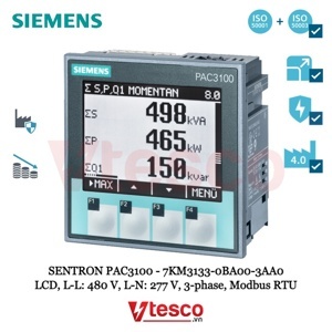 Thiết bị đo điện đa năng không bao gồm thiết bị ghi 7KM3133-0BA00-3AA0