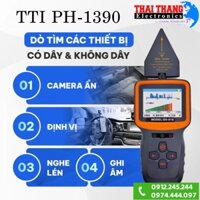 Thiết bị dò sóng camera siêu nhỏ, nghe trộm, điện thoại, định vị GPS, ghi âm siêu hiện đại, siêu chính xác và siêu nhạy TTI KOREA PH1390