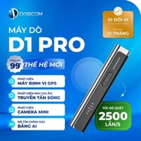 Thiết Bị Dò Tìm Phát Hiện Camera Ẩn, Máy Ghi Âm, Máy Định Vị GPS Doscom D1 Pro Thế Hệ Mới