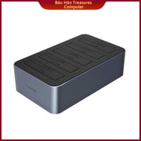Thiết Bị Đọc ổ cứng (Docking) ORICO 6656C3-C-EU-GY-BP-HW 5 khe cắm TypeC USB 3.2 Gen1 - Hàng Chính Hãng