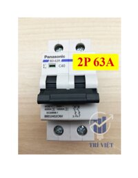 Thiết Bị Đóng Cắt 2 Cực 63A Panasonic MCB-2P-C63
