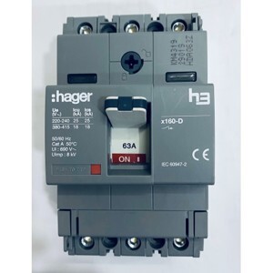 Thiết bị đóng cắt Hager (MCCB) HDA050Z