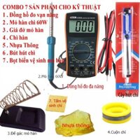 Thiết bị dụng cụ đo điện điện tử Victor VC830L và 6 món kỹ thuật hàn