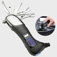 Thiết Bị Dụng Cụ Đồng Hồ Đo Áp Suất Lốp Ô Tô Xe hơi Promate RoadGear 9 in 1 Cầm Tay Búa Phá Kính