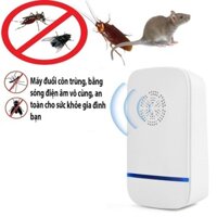 Thiết Bị Đuổi Côn trùnġ Pest Repeller - Máy Đuổi Chuột Trong Nhà Bằng Sóng Âm - Máy Xua Đuổi Chuột chính hãnġ