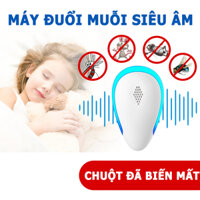 Thiết Bị Đuổi Côn Trùng CHUỘT ĐẦ BẾN MẬT - Máy Đuổi Chuột Gián Muỗi Ruồi Kiến Mối Thông Minh