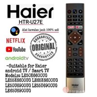 Thiết bị Haier điều khiển từ xa cho Android TV htr-u27e Netflix LE50K6600UG LE55K6600UG LE65K6600UG LE50U6600UG LE55U6900UG Le65Ug