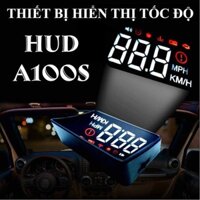 Thiết bị hiển thị tốc độ lên kính lái ô tô HUD A100S mẫu 2018