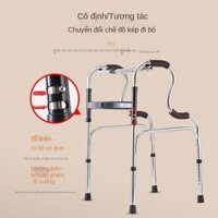 Thiết Bị Hỗ Trợ Đi Bộ Cho Người Già, Gậy Đi Bộ, Có Thể Ngồi, Chống Gãy, Có Thể Gập Lại, Thép Không Gỉ Dày, Chống Rơi Ngo