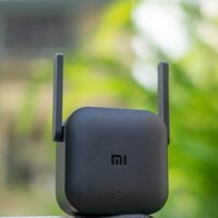 Thiết bị kích sóng Wifi Xiaomi Repeater Pro, cục kích mạng 2 ăng ten phát sóng khỏe tích hợp ổ cắm