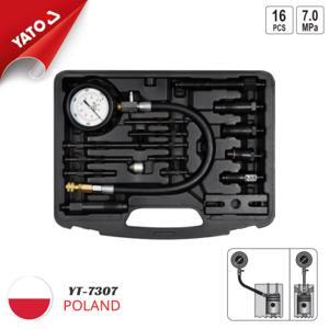 Thiết bị kiểm tra độ nén động cơ Diesel 16 chi tiết Yato YT-7307 (70 bar)
