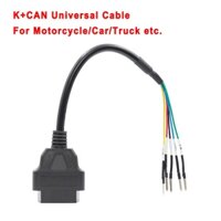 Thiết Bị Kiểm Tra Dòng Điện obd 16 pin k + can Cho Xe Máy / Xe Hơi / Xe Tải 16 pin obd obd2 female k line Có Thể Điều Chỉnh Đường Dây jumper