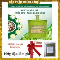 Thiết bị làm giá đỗ, muối dưa cà đa năng Bách Khoa Việt Nam BKIDT  An toàn tiện lợi- Tặng kèm 100g đỗ xanh