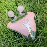 Thiết bị LED GuaSha thạch anh hồng để massage mặt
