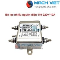 Thiết bị lọc chống nhiễu nguồn điện, lọc nhiễu điện , lọc nhiễu âm thanh nhiễu điện từ 10A