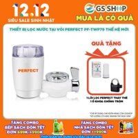 Thiết bị lọc nước tại vòi Perfect PF-TWP79 thế hệ mới | TẶNG: 1 Lõi lọc Perfect thay thé & 1 Ổ khóa chống trộm